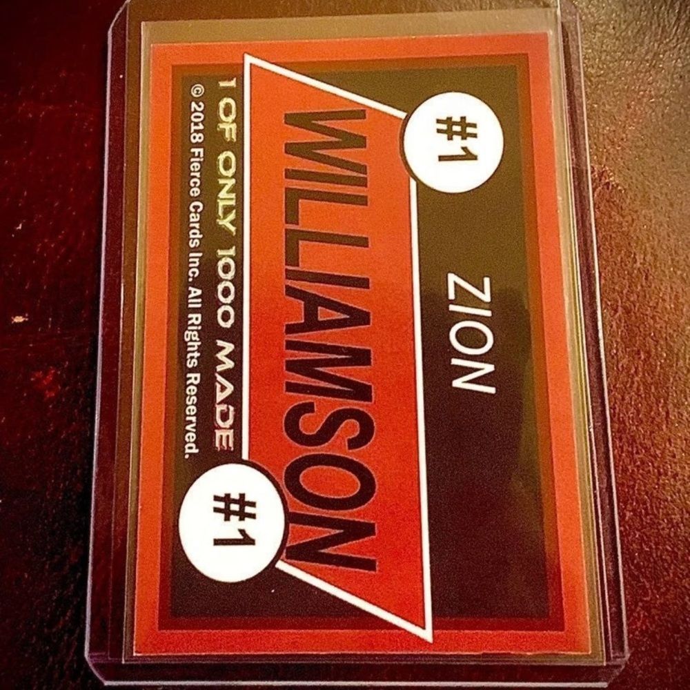 Zion Williamson Rookie Card - Picture 5 of 6